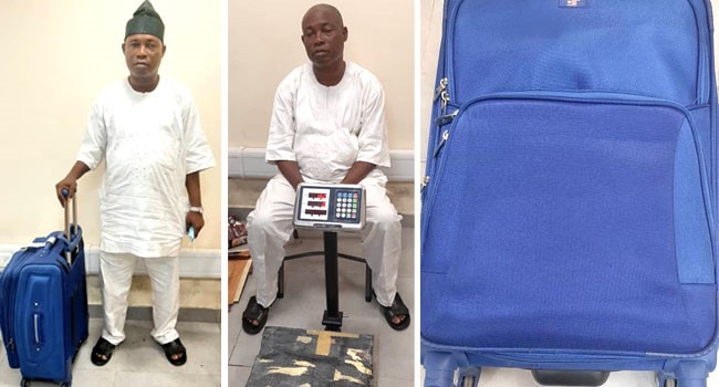 NDLEA arrests drug trafficker at Lagos Airport, finds cocaine in monarch’s palace
