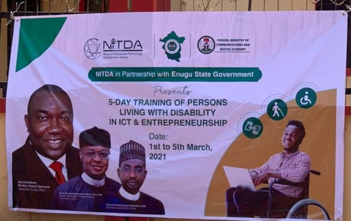 Enugu govt partners NITDA on IT training of physically-challenged youths  