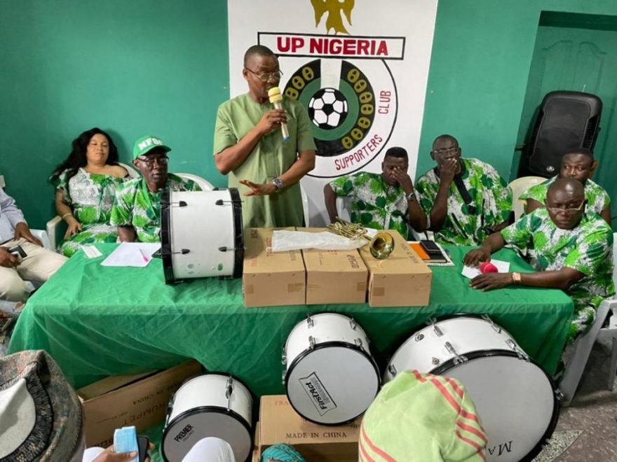 Nigeria Football Supporters Club inaugurates new musical equipment