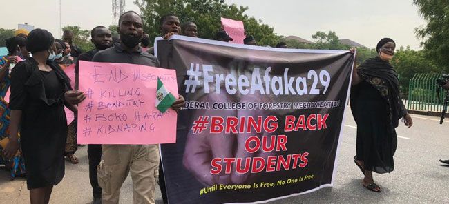 Parents of abducted Kaduna College students storm National Assembly