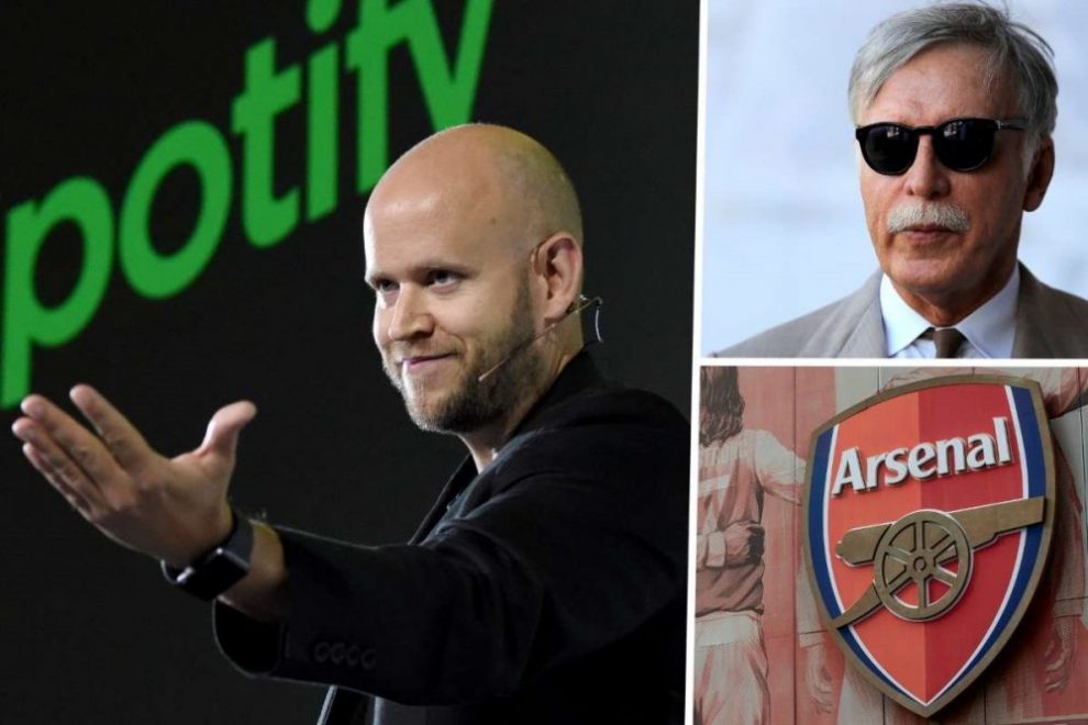 Arsenal rejects Spotify founder’s bid  to buy club