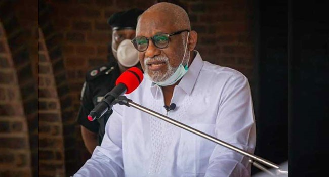 Akeredolu imposes curfew on Ondo community