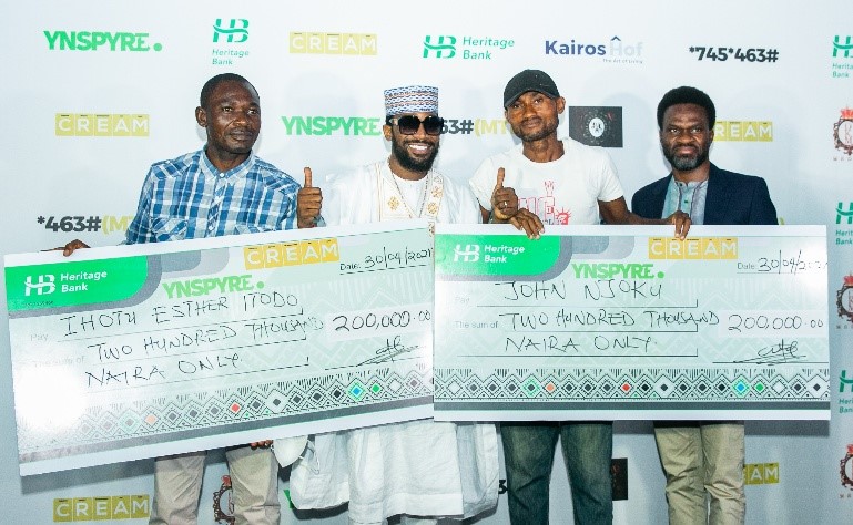 Heritage Bank’s YNSPYRE, CREAM Platform April draw produce millionaires