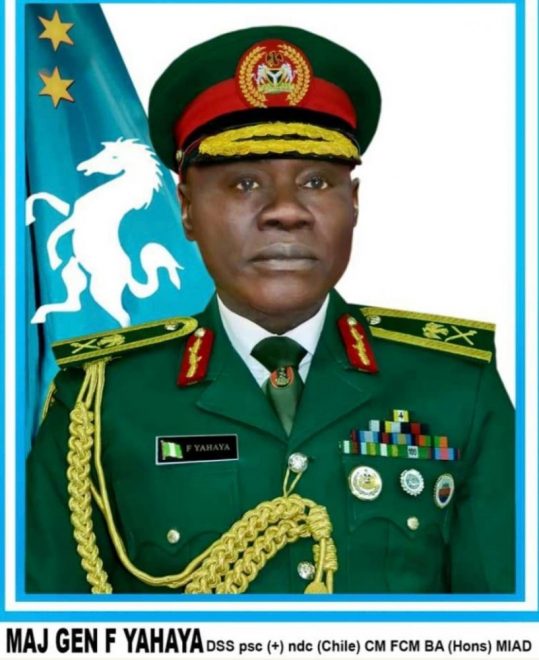 BREAKING: Buhari appoints Farouk Yahaya new Chief of Army Staff