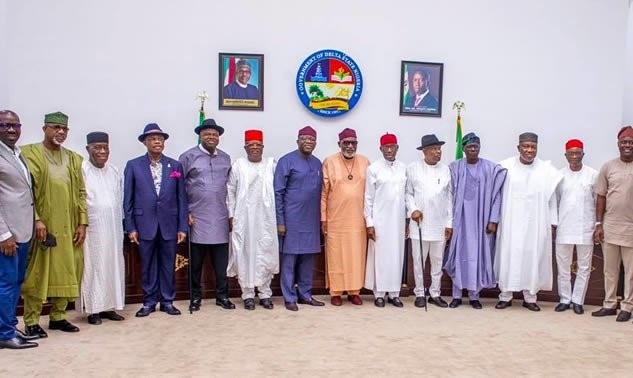Asaba resolutions: Southern governors to meet Buhari after France trip