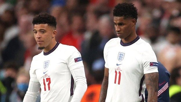English FA condemns racist abuse of Rashford, Sancho Saka after penalty miss