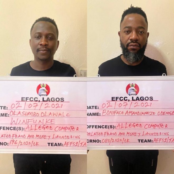 EFCC parades Lagos nightclub owners for alleged fraud