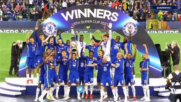 Kepa wins UEFA Super Cup for Chelsea