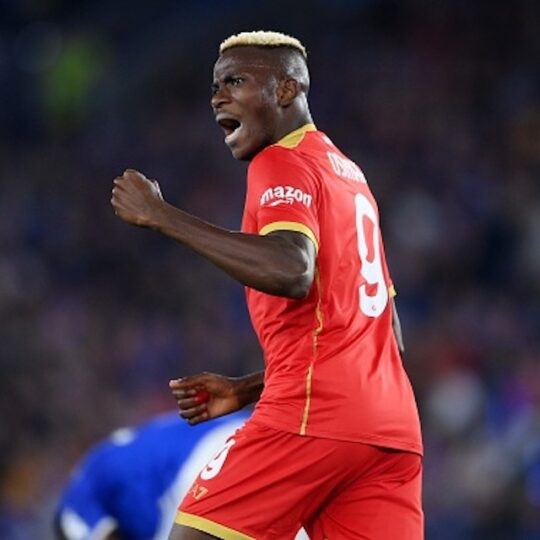 Osimhen nets brace for Napoli in Serie A