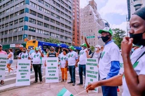 UN: Fed Govt paid $500 per person to stage pro-Buhari’s march – Akintoye