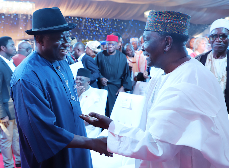 Former Pres. Jonathan congratulates Gowon at 87
