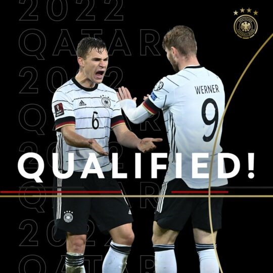 Germany first to qualify for Qatar World Cup