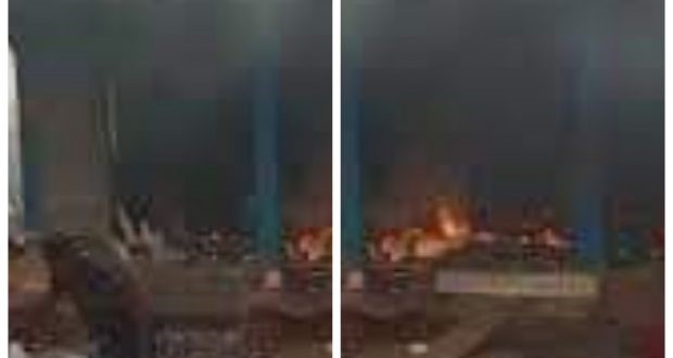 Hoodlums raze police station in Imo