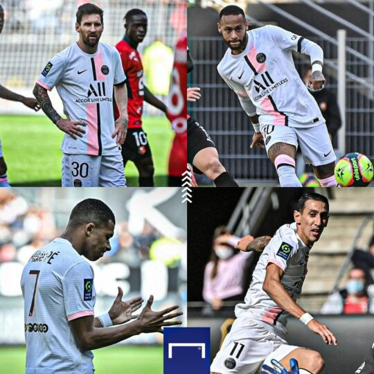 Rennes stop Messi, Neymar, Mbappe; thrash PSG 2-0