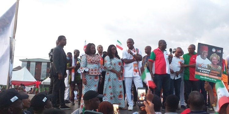 Anambra election: Sen. Abaribe, Peter Obi drum support for PDP guber candidate, Ozigbo