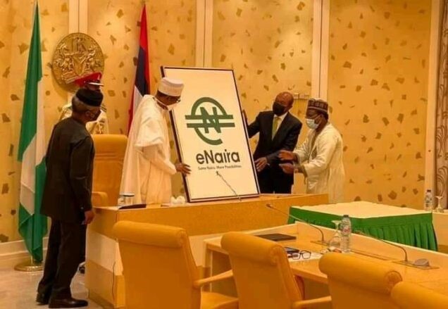 Buhari launches eNaira digital currency