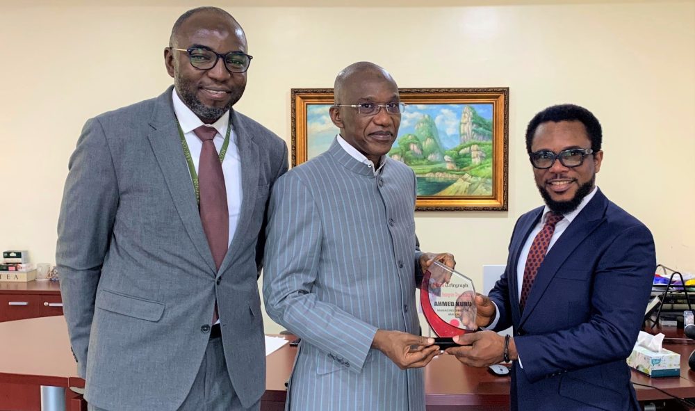 AMCON boss receives Public Integrity Award 2021 plaque