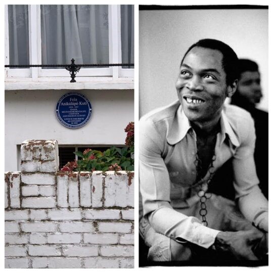 UK authorities honour Fela with blue plaque on London residence
