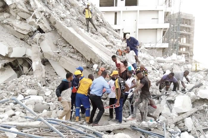 Death toll in Lagos high-rise collapse climbs to 36