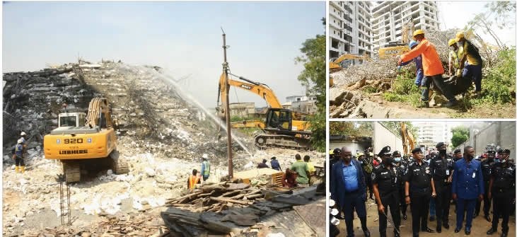 Ikoyi building collapse death toll rises to 20 as Sanwo-Olu suspends building agency boss