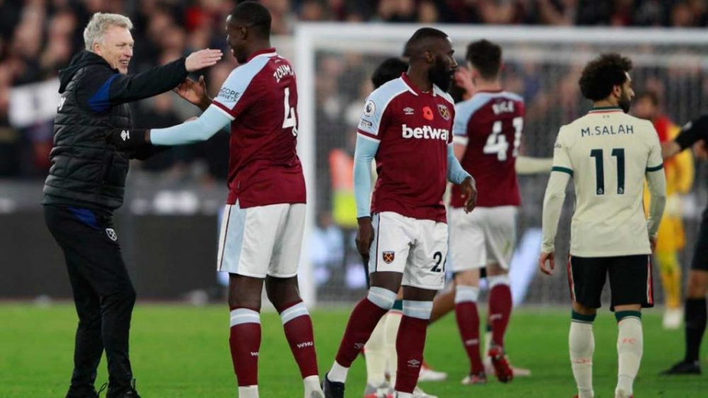 West Ham end Liverpool’s unbeaten run