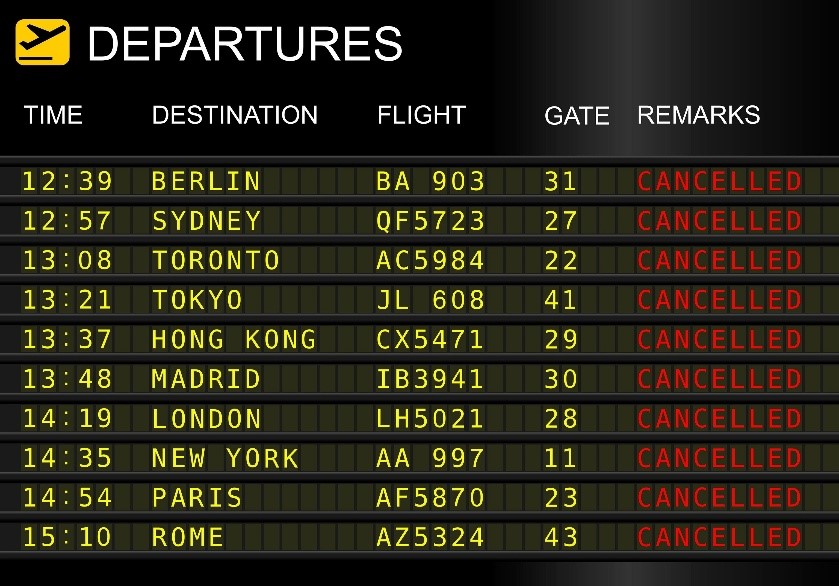 Airlines cancel six thousand flights worldwide over Omicron surge