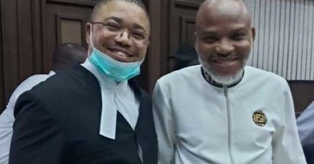 Nnamdi Kanu’s lawyer slams new 15-count charge as joke, abuse