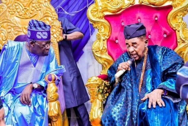 Alaafin assures Tinubu of 2023 presidency