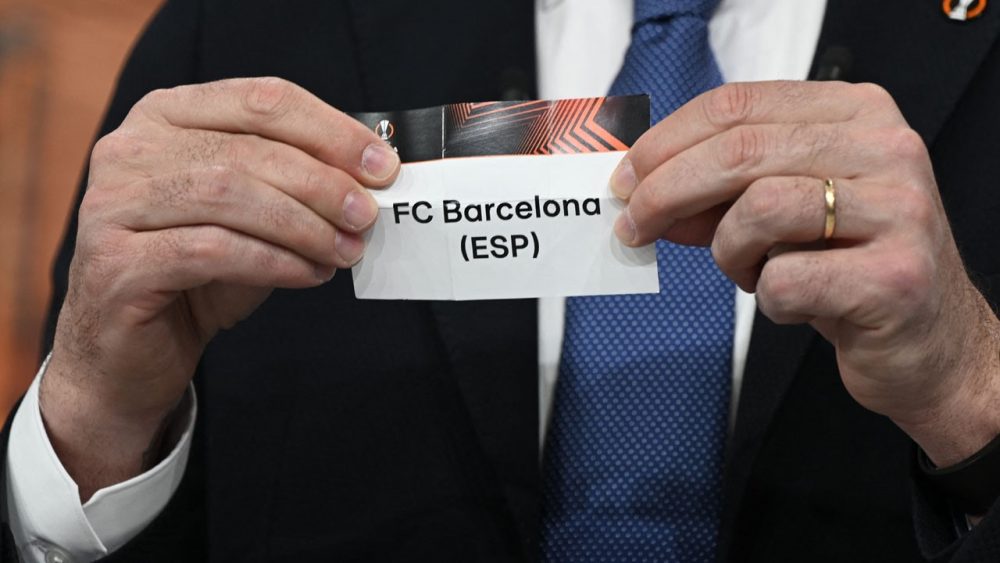 Barcelona face Frankfurt in Europa League quarters, West Ham draw Lyon