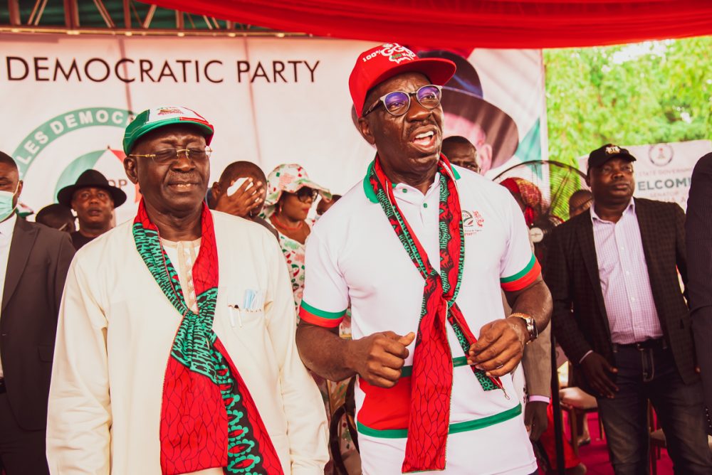 2023: Only PDP can rescue Nigeria – Obaseki declares as Edo receives party national chairman, Ayu