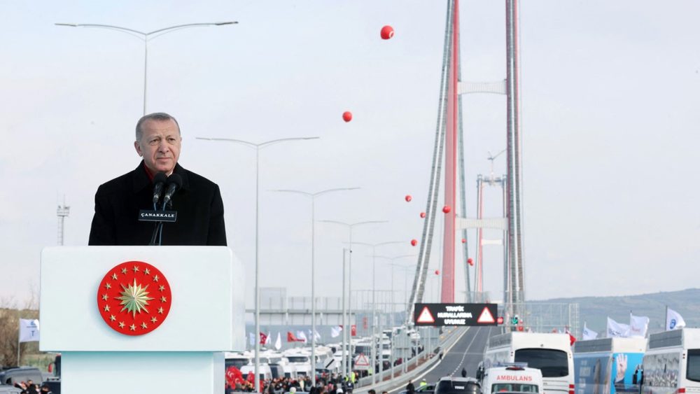 Erdogan inaugurates world’s longest suspension bridge