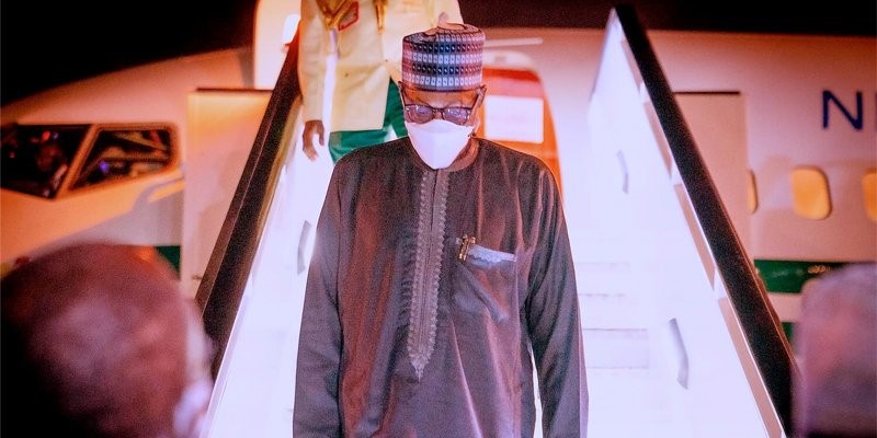 Pres. Buhari returns to Abuja after medical check-up in London