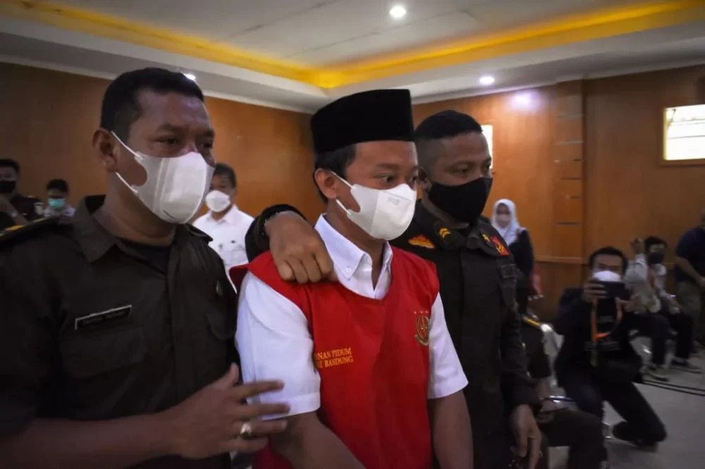 Indonesian teacher gets death sentence for raping 13 students