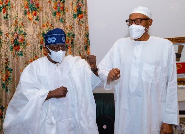 Buhari, Tinubu meet behind closed doors in Abuja