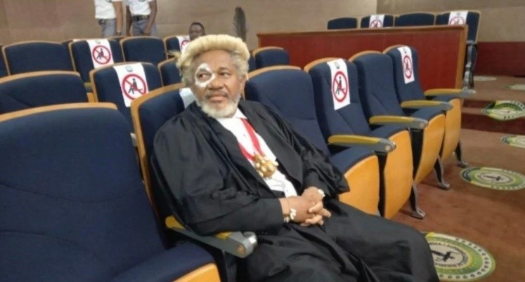 Hijab ruling: Lawyer wears native doctor’s attire to Supreme Court