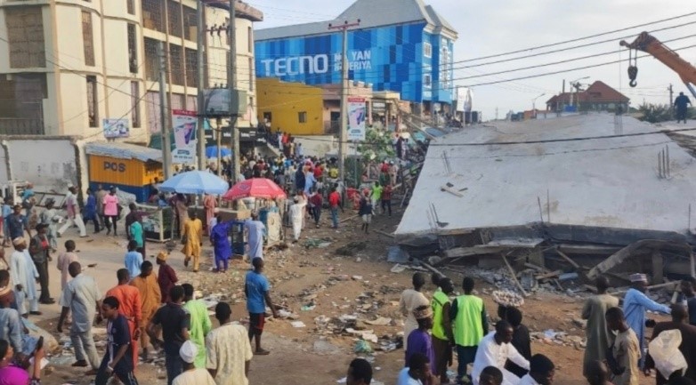 Building collapse in Kano market traps many under rubble