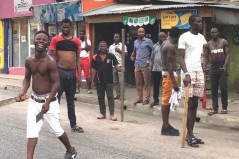 Lagos residents protest police, masquerade attacks in Lagos
