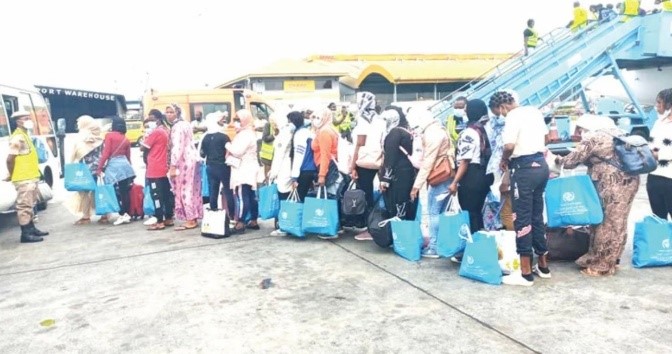 30 children, 144 Libya returnees arrive Nigeria