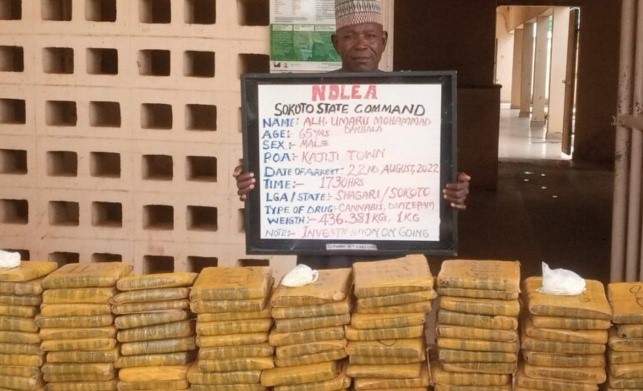 NDLEA nabs Sokoto village head with illicit drugs for sale