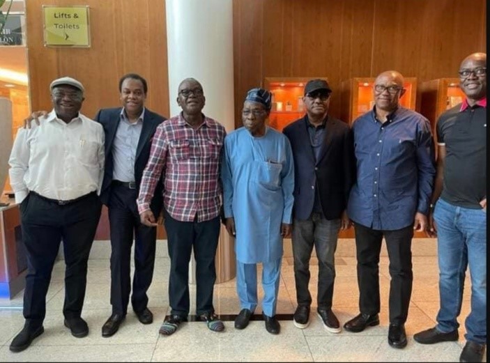 Obasanjo, Obi meet with Wike, others in London