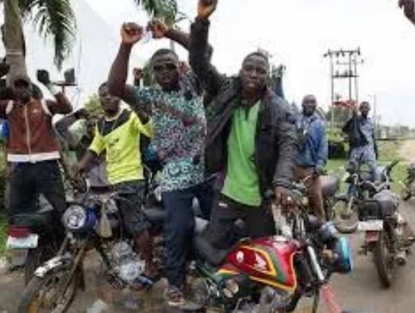 Okada operators storm Lagos House, protest restriction