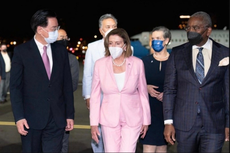 China threatens military operations as Pelosi arrives in Taiwan