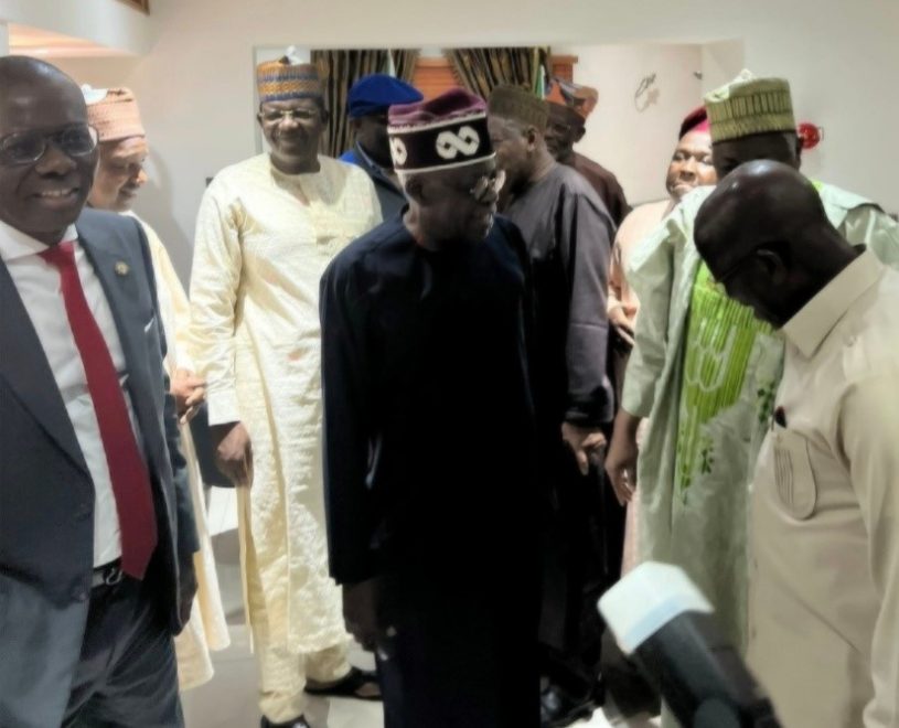 2023: Tinubu meets APC governors, Oshiomhole in Lagos