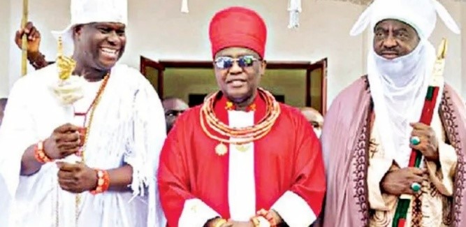 Oba of Benin hails govt support for traditional institutions, hosts Ife, Kano monarchs