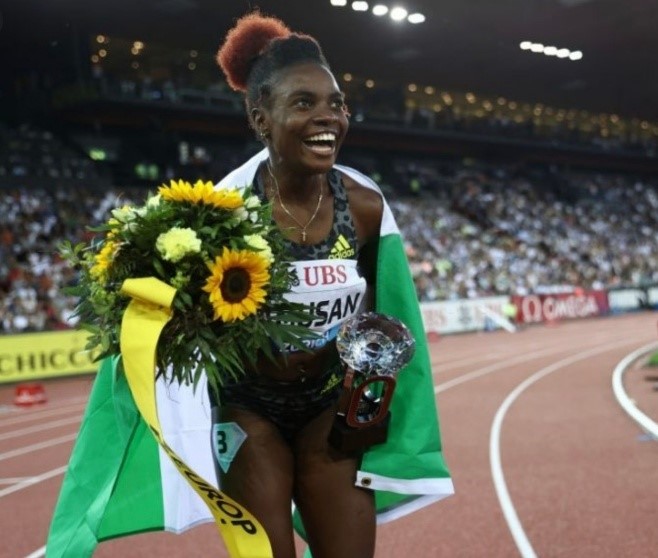 Tobi Amusan wins gold at Berlin Meet