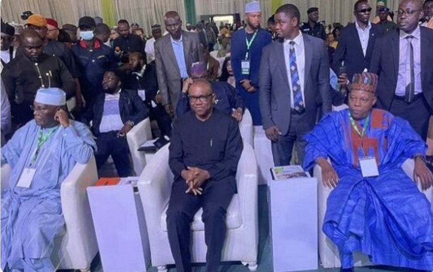 2023 Election: Tinubu missing as Obi, Atiku, Shettima, others sign peace accord
