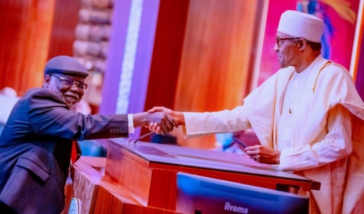 Buhari swears in Ariwoola as Chief Justice of Nigeria