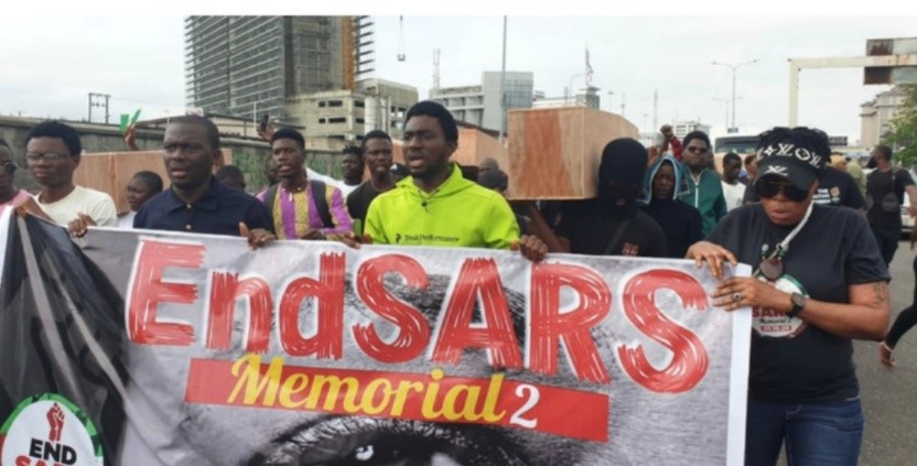 Memorial: Police fire at #EndSARS protesters in Lagos, injure many