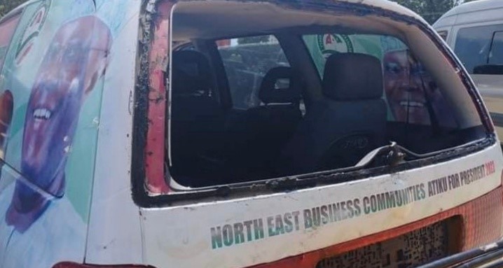 Hoodlums attack Atiku’s convoy in Borno