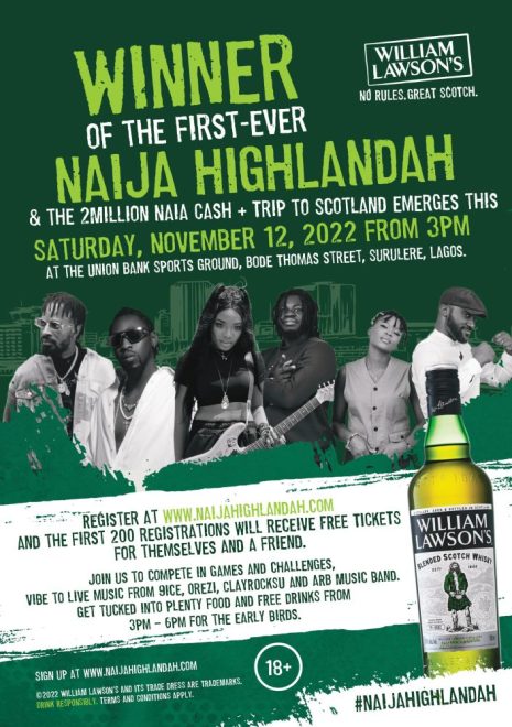 William Lawson’s #Naijahighlandah Challenge climaxes with exciting grand finale